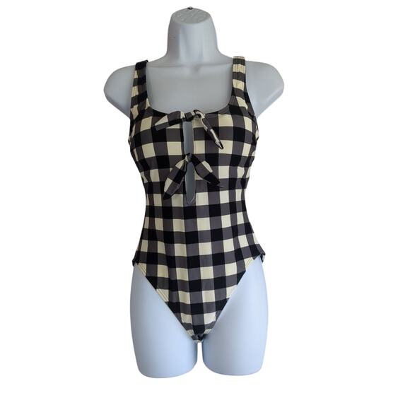 Kate Spade New York sz S?? One Piece Swimsuit Bunny Tie - Picture 2 of 10